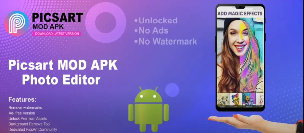 PicsArt Mod apk photo editor